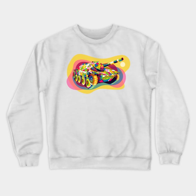 Panzer 38 (t) Hetzer Crewneck Sweatshirt by wpaprint